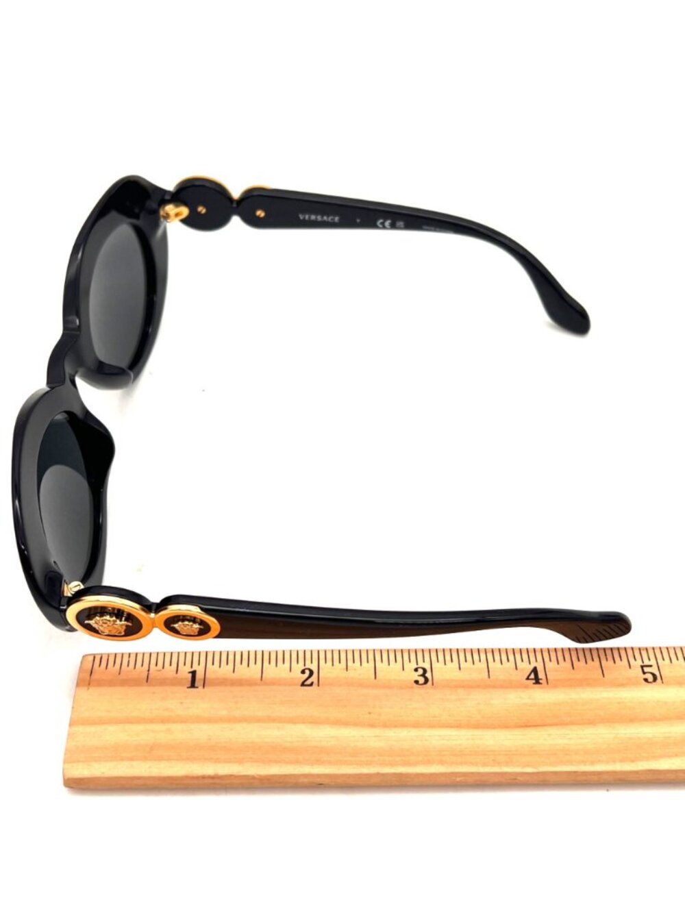 Versace VK4428U Medusa Black Oval Kids Sunglasses With Case & Cleaning Cloth - Picture 10 of 16